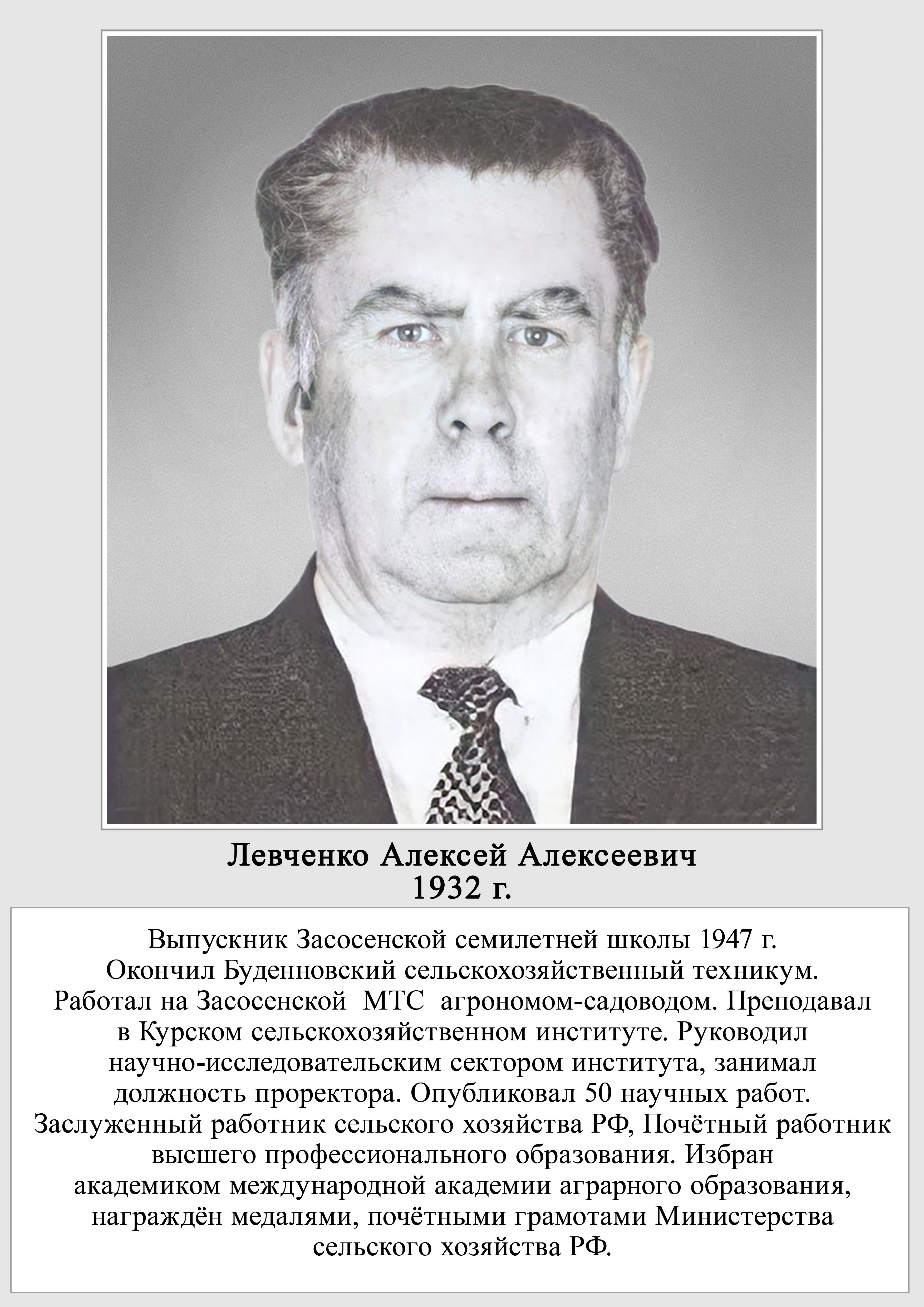 левченко Алексей Алексеевич.