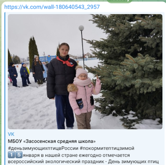 Всероссийский экологический праздник - День зимующих птиц России.